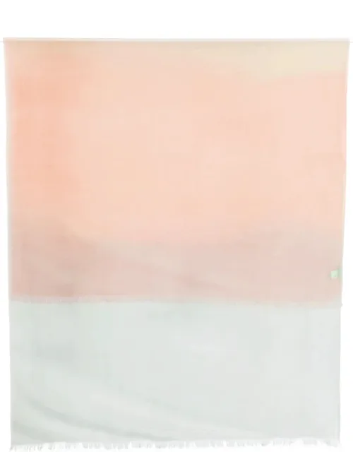 Fringed Ombré-effect Scarf