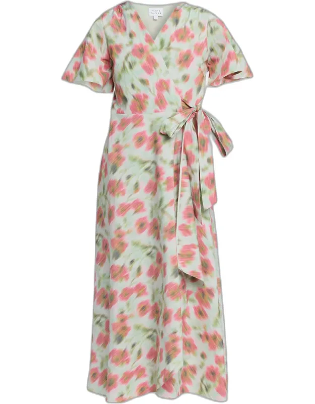 Wrap Midi Dress