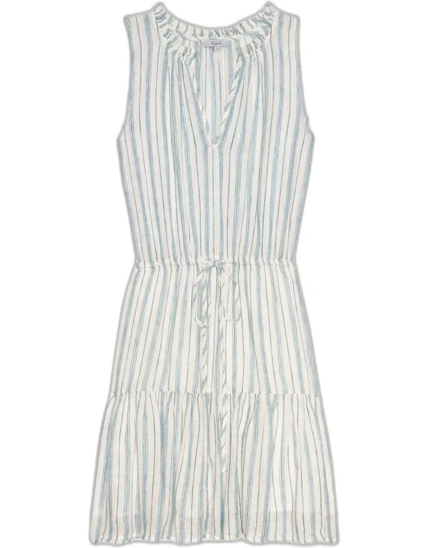 Striped Linen Minidress