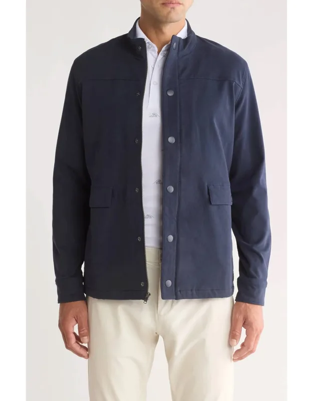 Cloud Denim Full Zip Jacket