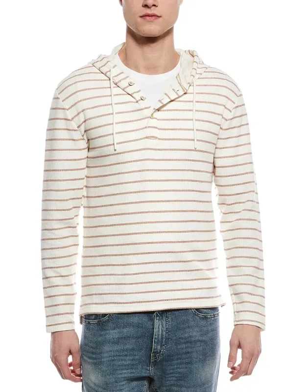 Mixy Quarter Button Hoodie