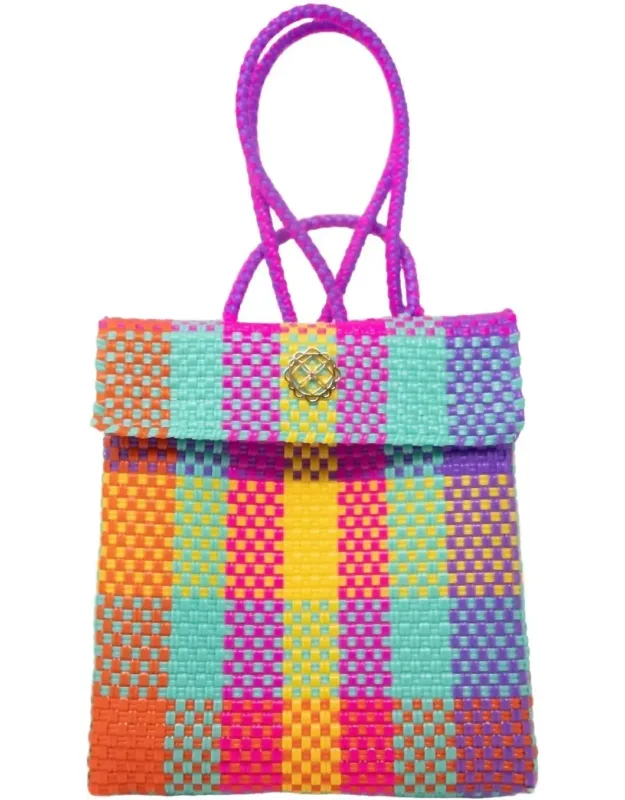 Woven Square Backpack