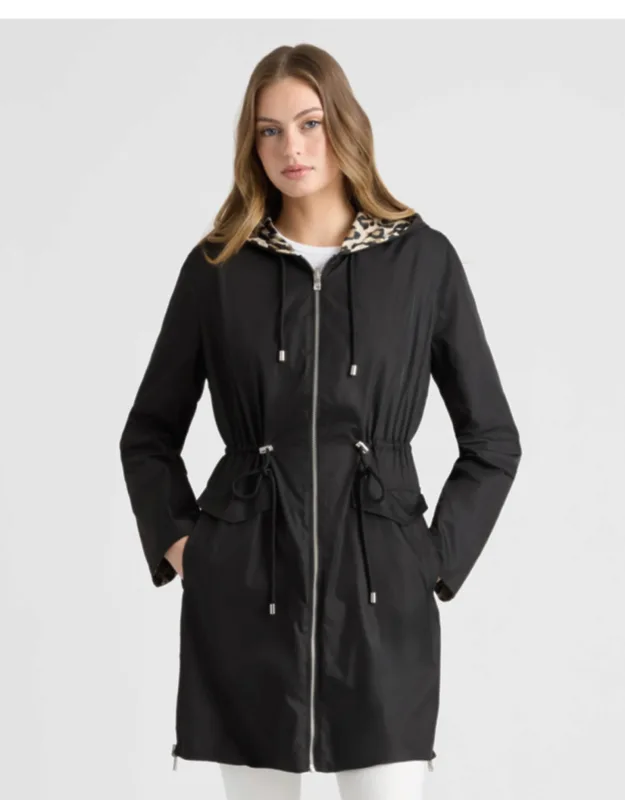 Reversible Coat With Adjustable Waist