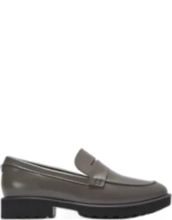 Geneva Flat Leather Penny Loafers