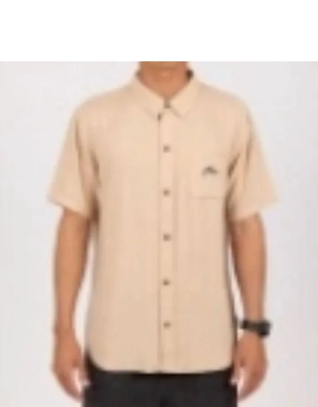 Razor Blade Short Sleeve Rayon Shirt