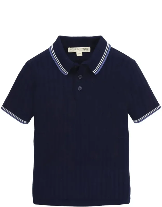 Rib Sweater Polo