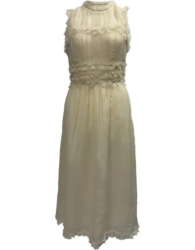 Pleated Midi Dress
