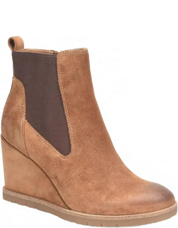 Monica Wedge Booties