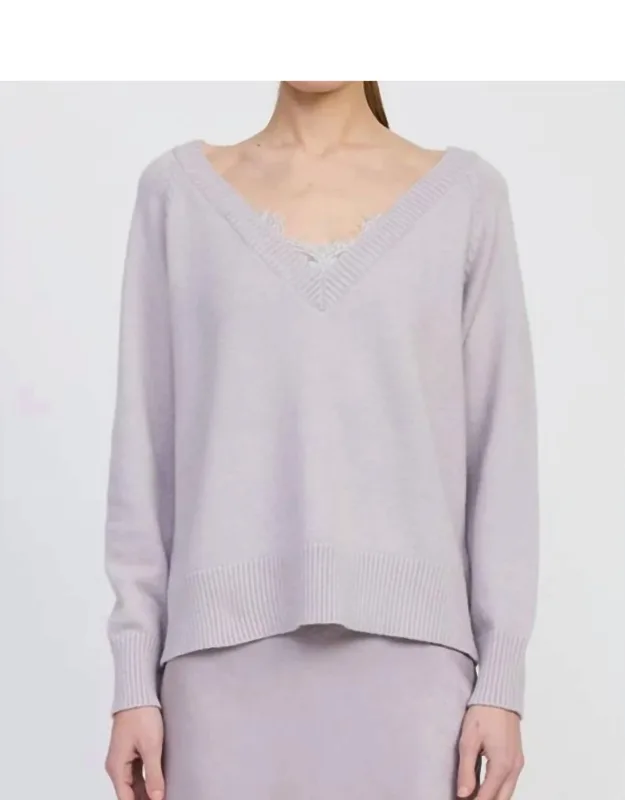 Lace Detail Sweater