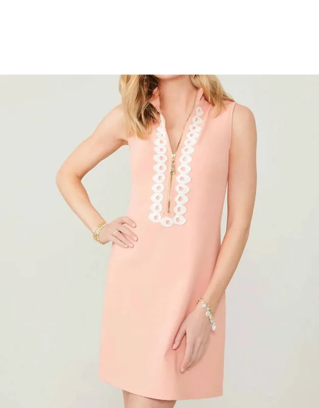 Sleeveless Half-zip Dress