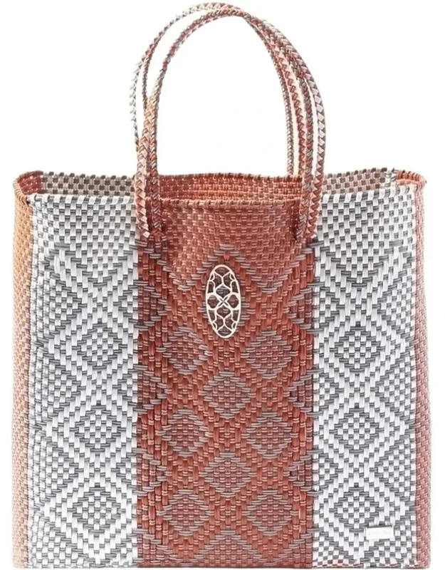 Medium Regular Strap Stripe Tote Bag