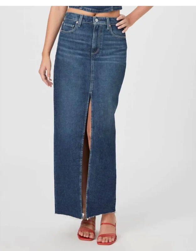 Maxi Jean Skirt
