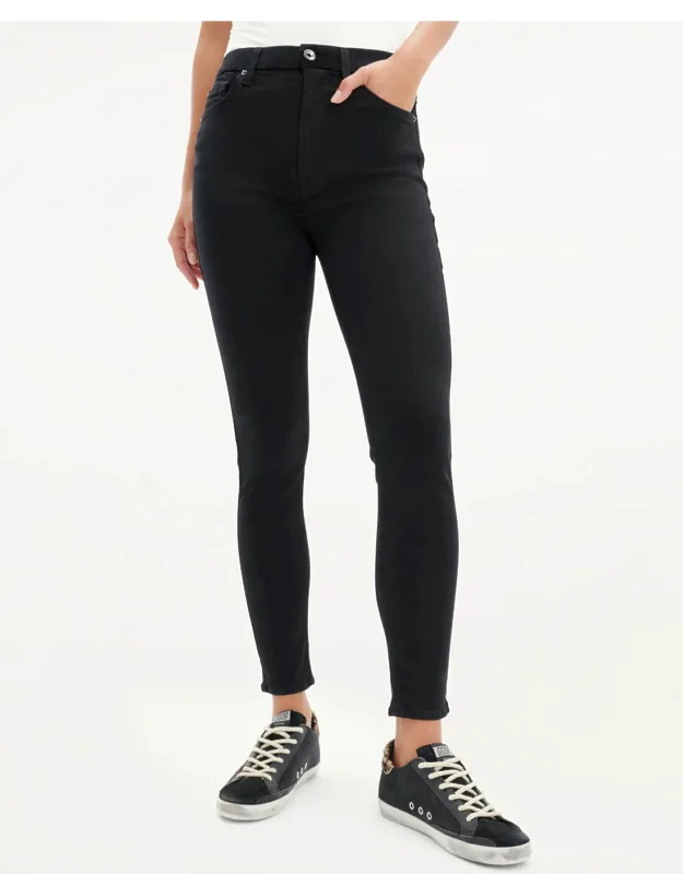 High Waist Ankle Skinny Jeans