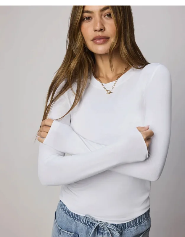 Bamboo Blend Long Sleeve Tee