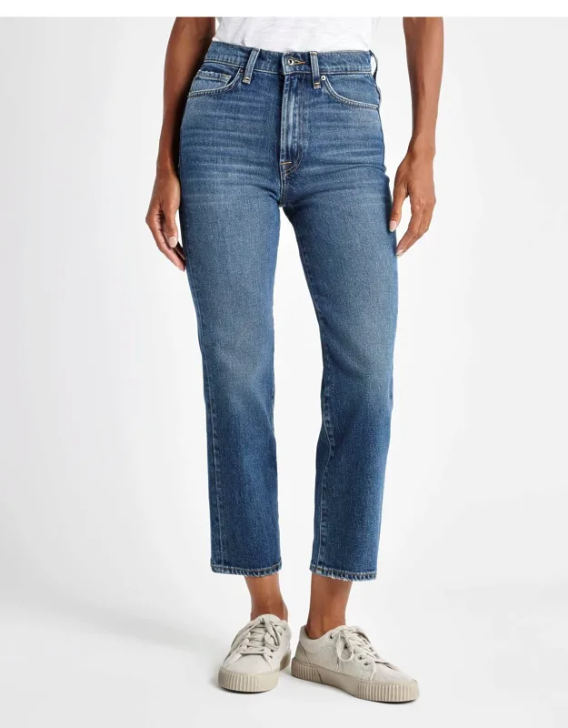 Cropped Stovepipe Jeans