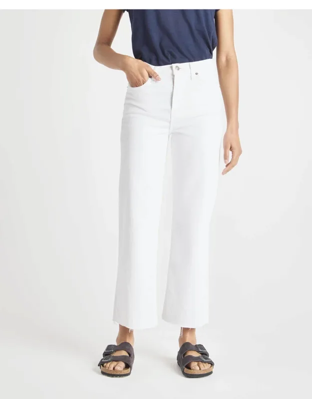Cropped Wide Leg Jeans