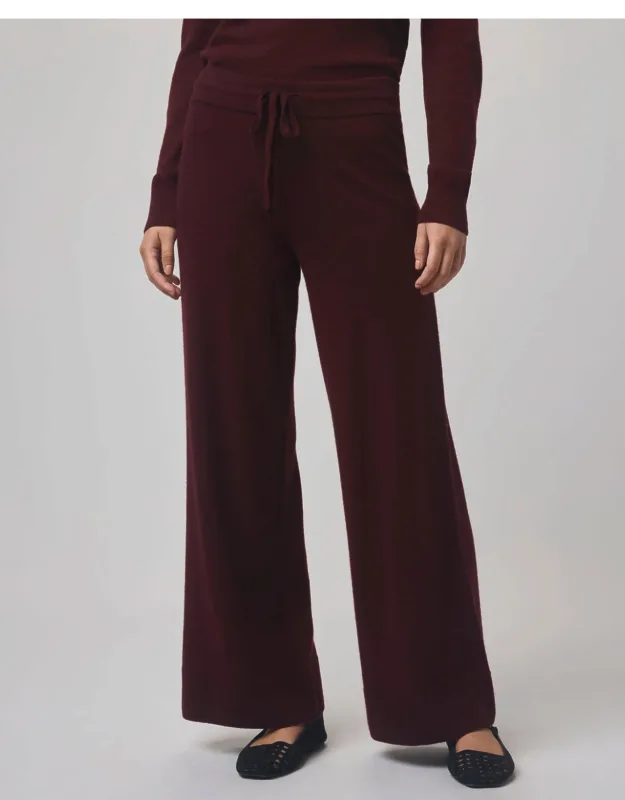 Tori Cashmere Wide Leg Pants