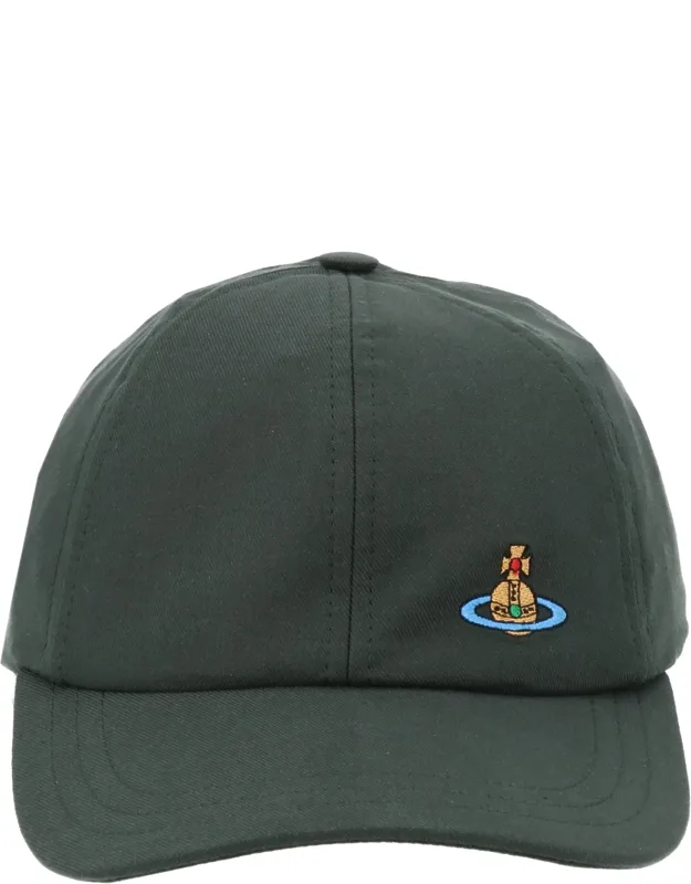 Baseball Cap With "orb" Detail