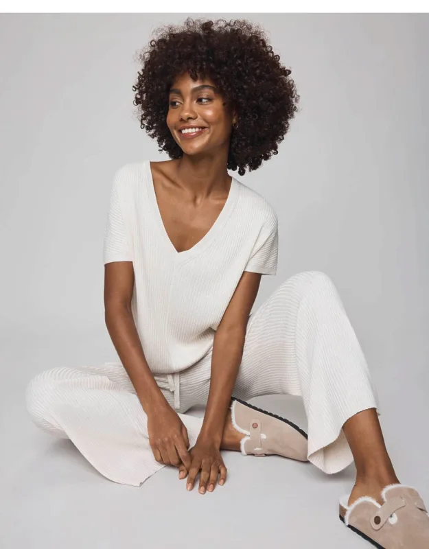 Georgie Cashblend Short Sleeve Sweater