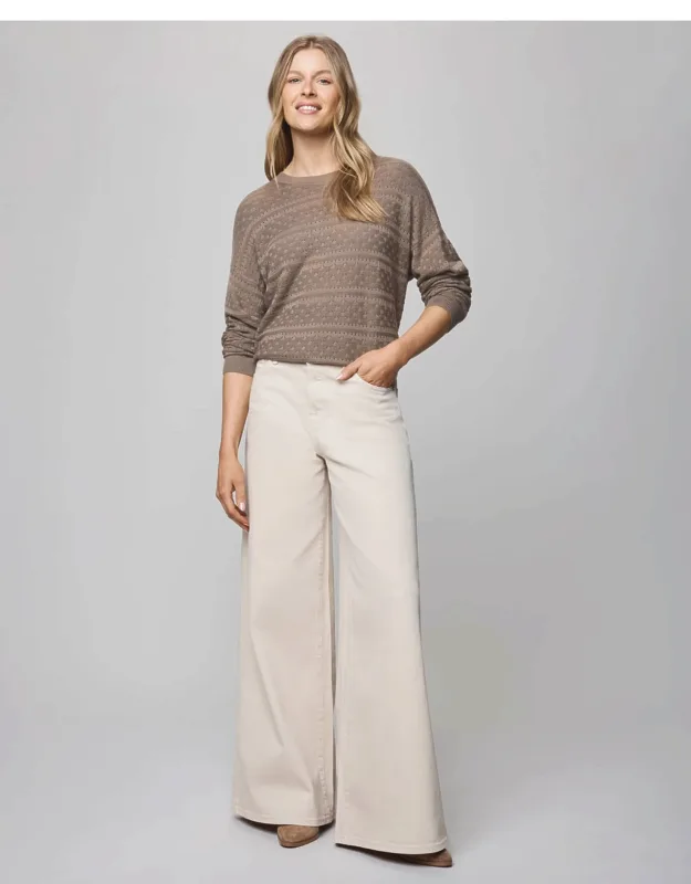 Georgie Cashblend Pointelle Sweater