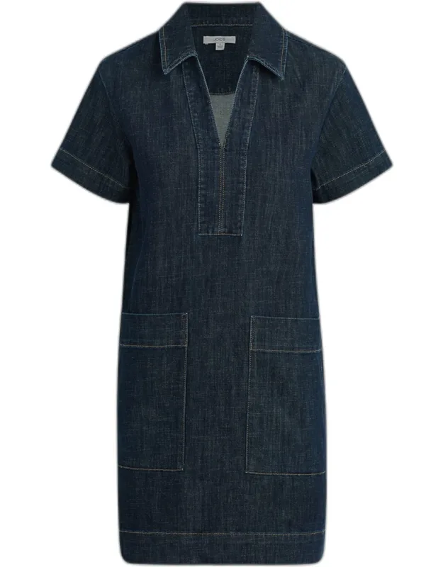 The Lillian Denim Mini Dress