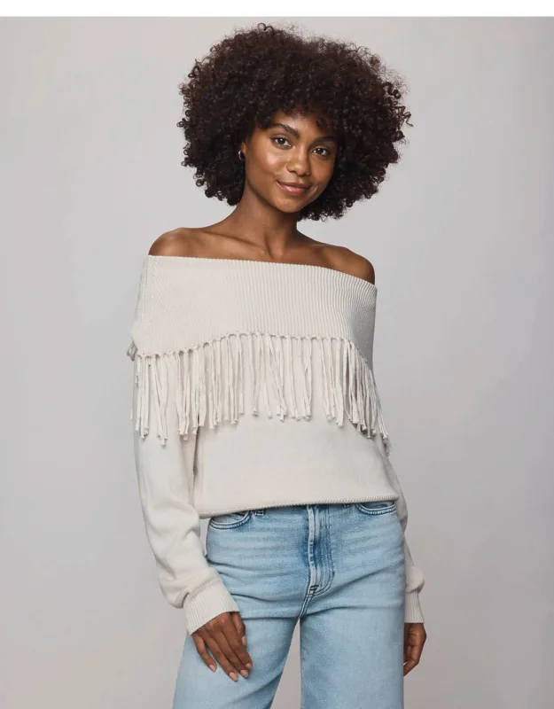 Simone Fringe Sweater