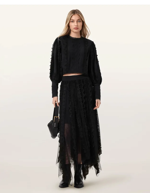 Vashtie Lace Maxi Skirt