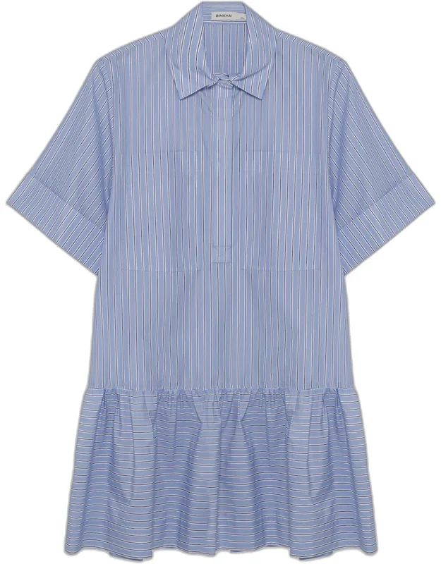 Cris Stripe Shirtdress