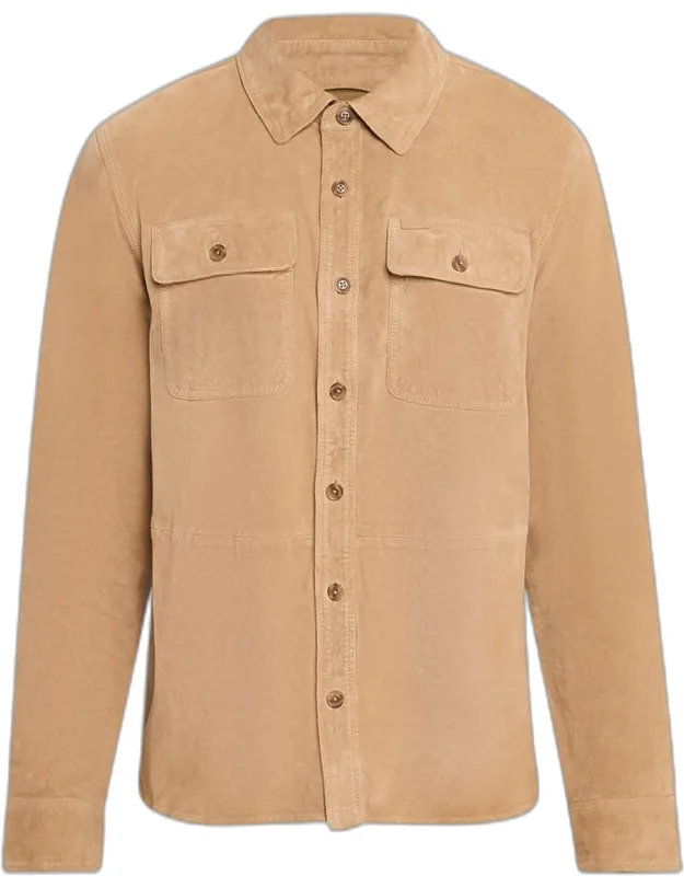 Suede Shirt Jacket