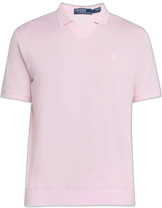 Jacquard Mesh Polo Shirt