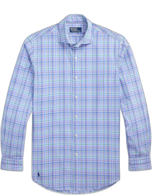 Classic-fit Checked Poplin Sport Shirt