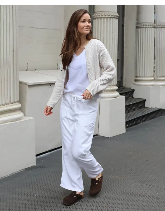 Lounge Denim Straight Pants