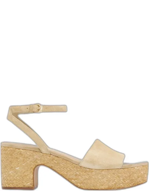 Castella Suede Platform Sandals