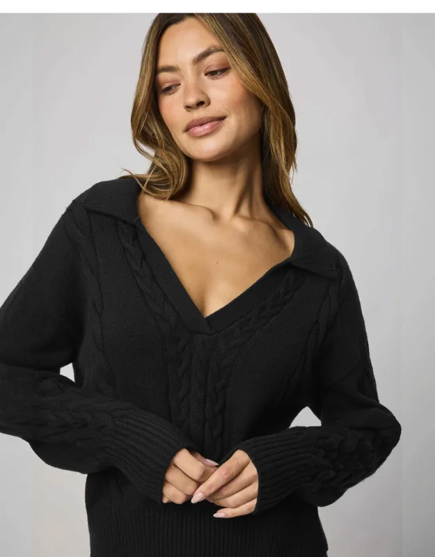 The Jet Set Polo Sweater
