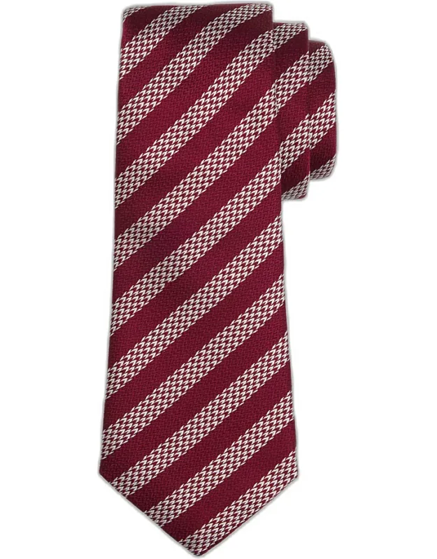 Woven Stripe Silk Tie