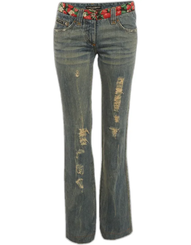 Denim Boot-cut Jeans