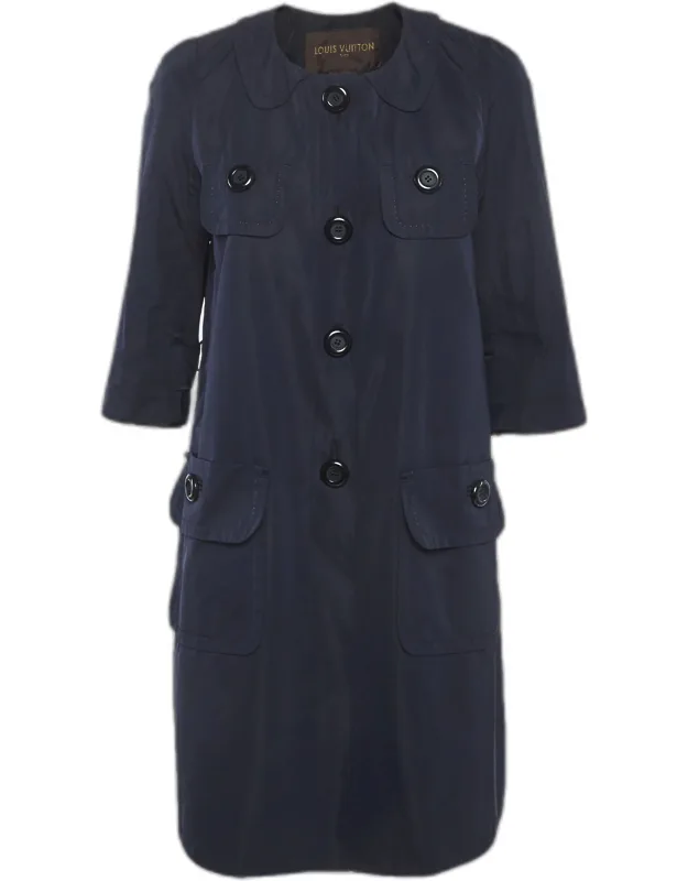 Synthetic Double Breasted Coat