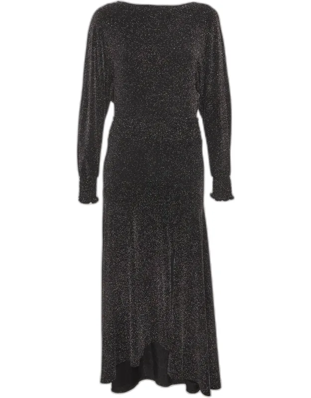 Metallic Jersey Rio Midi Dress