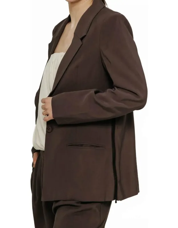 Mati Split Hem Blazer
