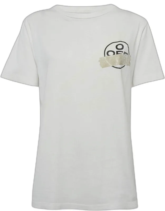 Cotton Knit Graphic Crewneck T-shirt