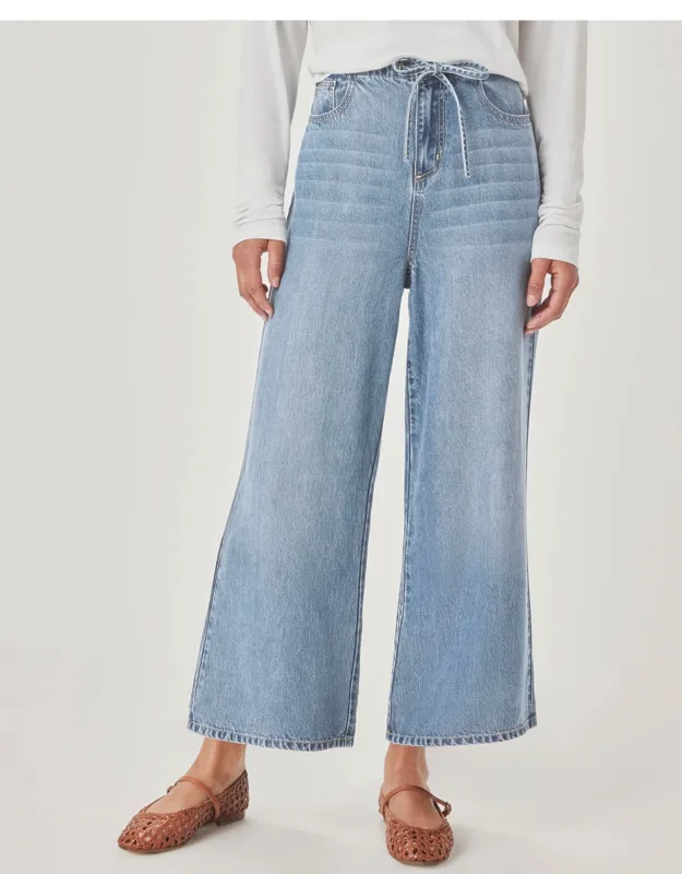 Lounge Denim Crop Pants