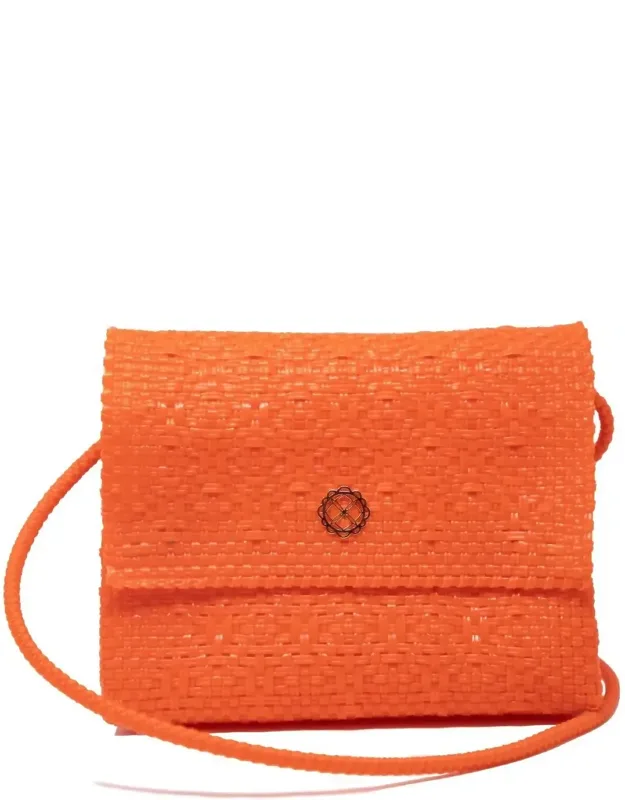 Woven Long Braided Strap Crossbody Bag