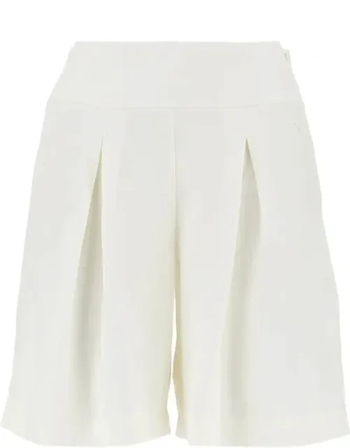 Viscose And Linen Shorts