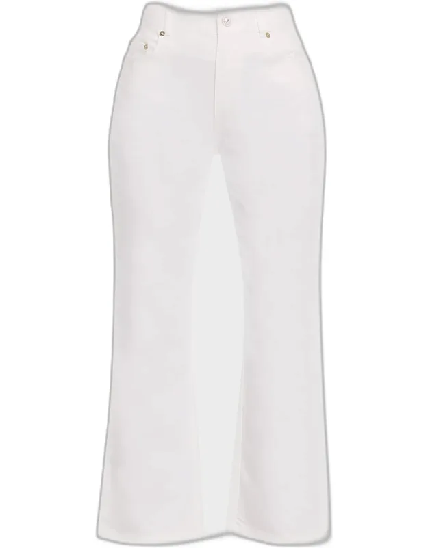 Cropped Kick-flare Jeans