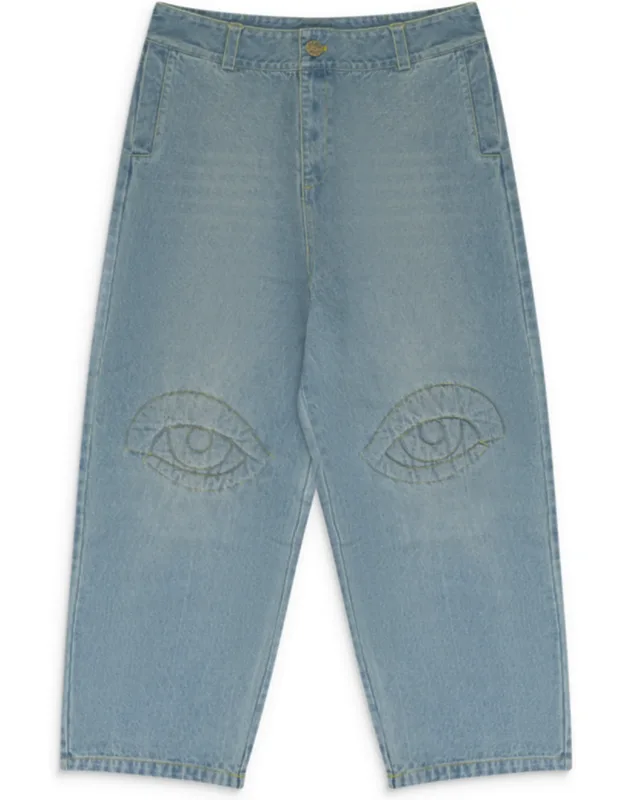 Eye Pad Straight-fit Jeans