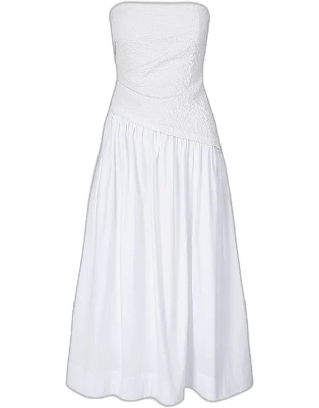 Smocked Midi Dress