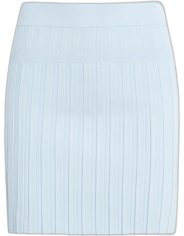 The Cecilia Ribbed Mini Skirt