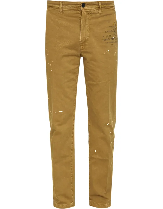 Camel Cotton Trousers
