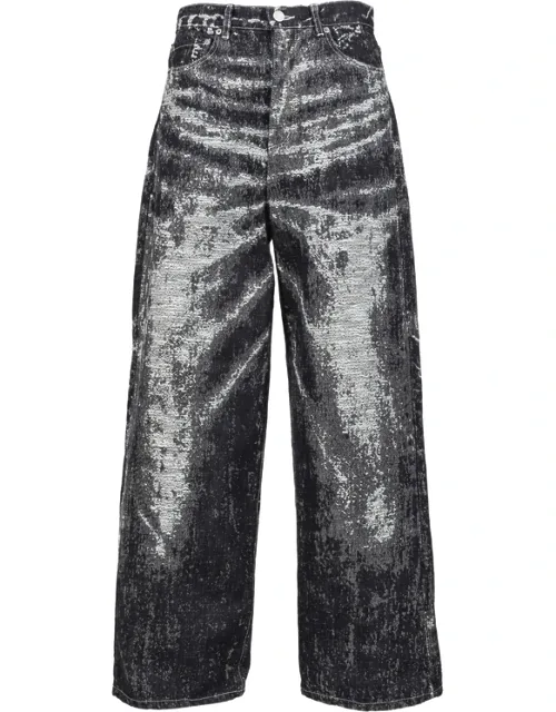 Wash-effect Jeans