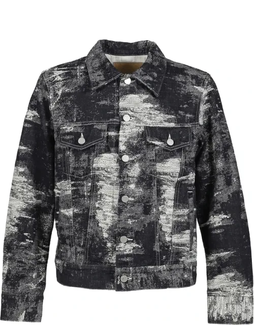 Bleached Buttoned Jacket